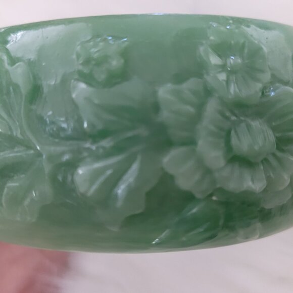 Beautiful Vintage Jade Bangle! - Picture 3 of 5